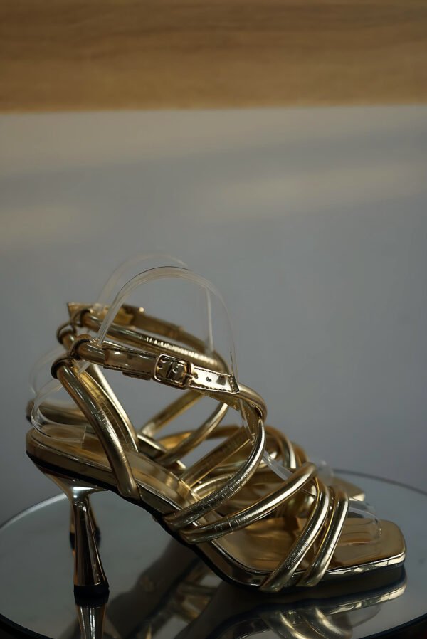 Soul Mate | Symmetric Gold Heels - Image 3