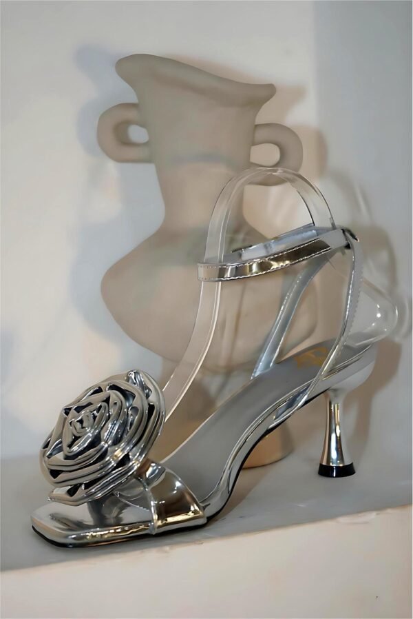 New Life | Silver Elevating Heels - Image 4